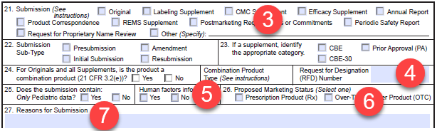 FORM FDA 356h items 21_27