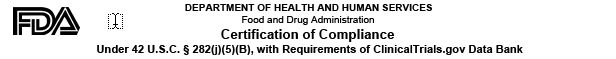 Form FDA 3674 header